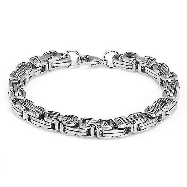 Nytt mode 23cm längd rostfritt stål herr armband T Ium armband W