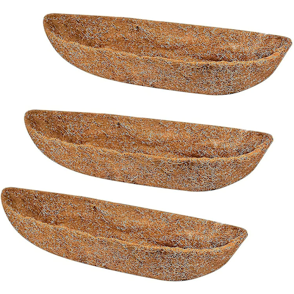 3-pack Coco Liner, väggkorg planter liner, Coco Liner Roll Hanging