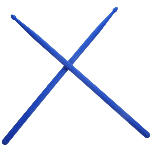 1 par trumpinnar, trumpinnar i nylon för att öva på slagverksinstrument på scen (40.50X1.40X1.40CM, blå)