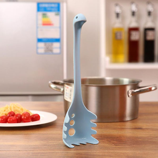 3 kpl spagettikauhaa 28*8*5,5 cm - BPA-vapaa ja elintarvikelaatuinen spagettikauha - lämmönkestävä ja astianpesukoneen kestävä pastalusikallinen