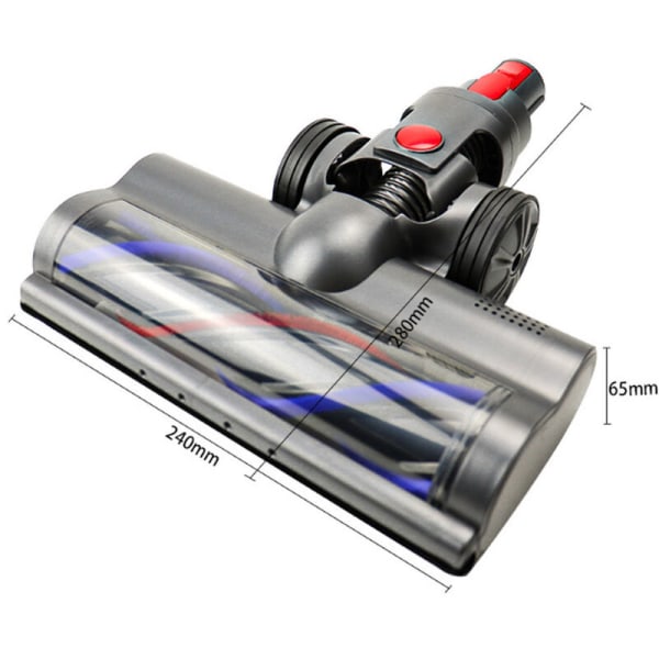 Borstar Kompatibla med Dyson V10 V8 V7 V11 V15 Dammsugare Tillbehör Dammsugare Huvud med 5 Lampor För Hårda Golv och Mattor