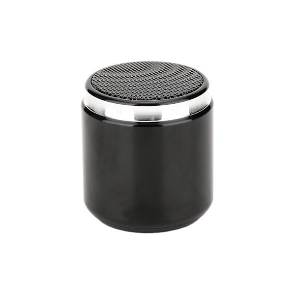 5.0 Version Bluetooth-högtalare Utomhus Mini-högtalare Bärbar Metall Present Batterikapacitet 500mah Trådlös Bluetooth（Svart）