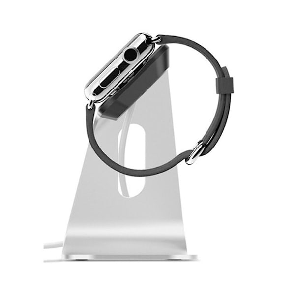 Smart Watch Laddare Stativ Skrivbord Klocka Laddning Kabel Organizer Klocka Stativ (Svart)