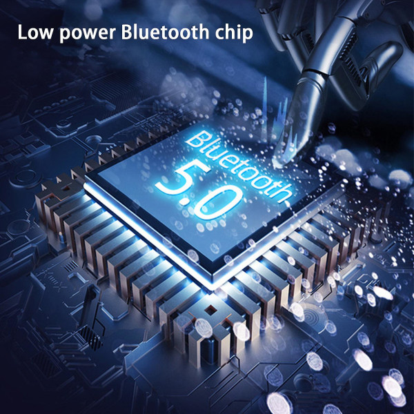 Utomhuskortinsättning, bärbar Bluetooth Mini-högtalare, LED-belysning, Bluetooth-högtalare, långvarig HIFI-ljudkvalitet（Svart）