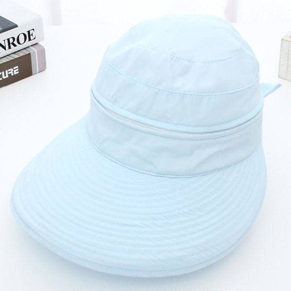 Hatt, Enkel Damhatt Upf 50+ Uv Solskydd Konvertibel Strand Solhatt, Bästa Mors Dag Present till Mamma och Fru (Himmelsblå)
