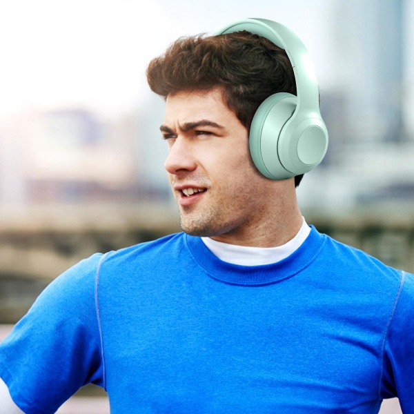 Bluetooth hörlurar Hörlurar Brusreducering Mobiltelefoner med högt utseende Trådlösa spelkort Hörlurar och hörlurar Universal（Grön）