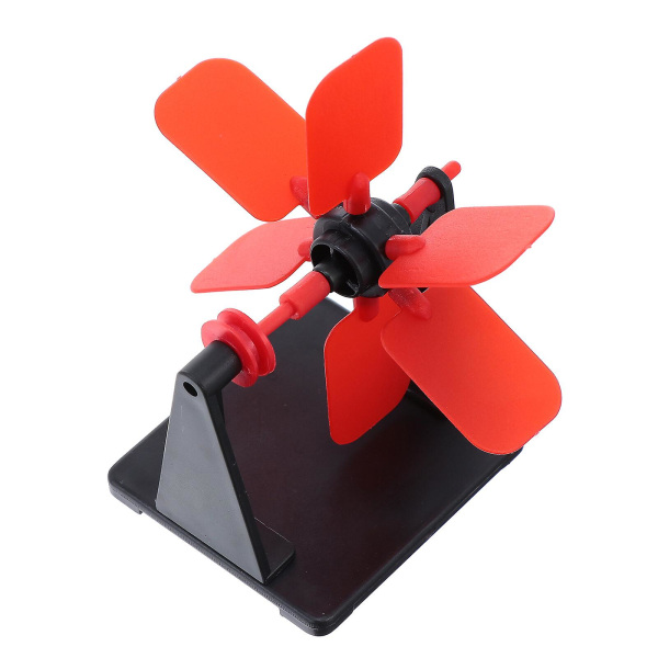 1 set DIY vattenhjul modell grundläggande vetenskapsexperiment undervisningsverktyg (7.00X6.00X0.50CM, som visas på bilden)