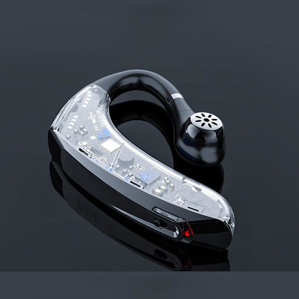 Business Driving Ear Hook-S Trådlöst Bluetooth Snabbladdningsheadset Röststyrningsfunktion 180 Rotation Vänster Och Höger Öra Växling（Svart）