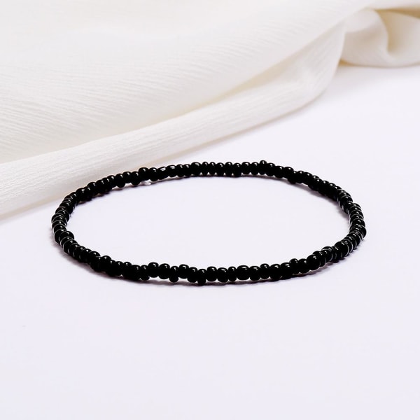 6 värikästä nilkkaketjua, Boho-nilkkaketjut, värikkäät käsintehdyt helmikorut tytöille ja naisille