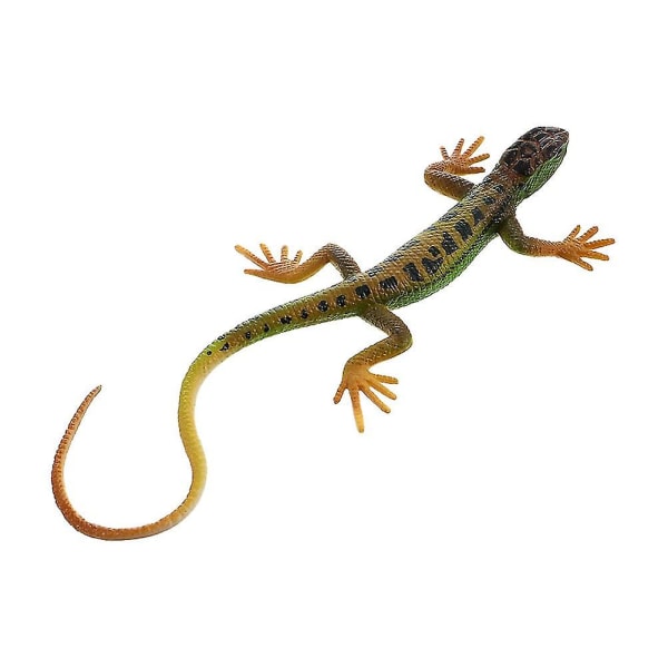 Plastic Simulation Lizard Decor Dyremodeller Ornament Trick Legetøj Til Børn