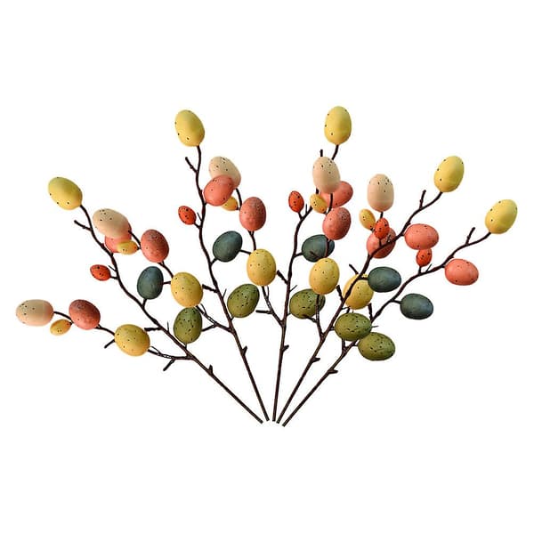 Gren Easter Egg Dekorasjon DIY Easter Egg Easter Blomsteroppsats Egg (33X3CM, forskjellige farger)