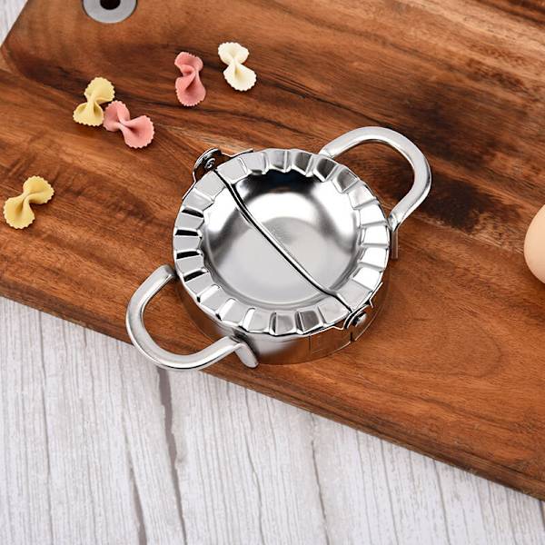 Köksprylar Gadget Tillbehör Rostfritt Stål Dumpling Making Mold DIY Bakverktyg Formning Mold Kök Matlagning Tillbehör 1st