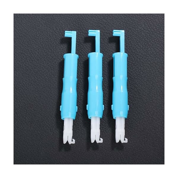Blå symaskinsnålträdare 3-pack