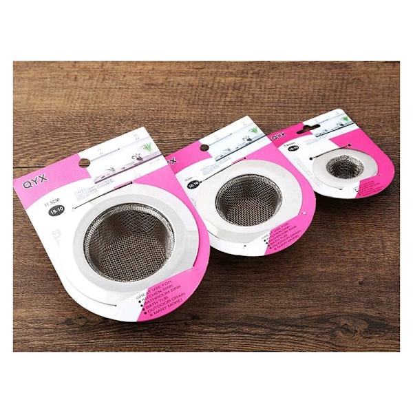 Kökssilsil, Sil i rostfritt stål, Köksvasksil, 15 mm djup, 2 st 5,3 cm (5,3 cm tjockt brett nätpapperskortpaket)