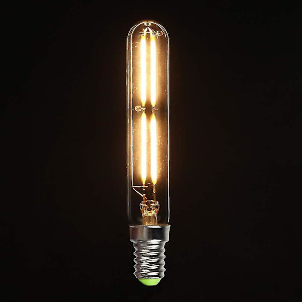 2 kpl 4w T20 Led-hehkulankapolttimo E14 Edison Pieni kanta Lämmin valkoinen 2700k