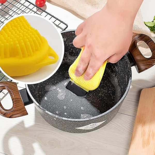 2 kpl silikonisieni puhdistusharja, 3-in-1