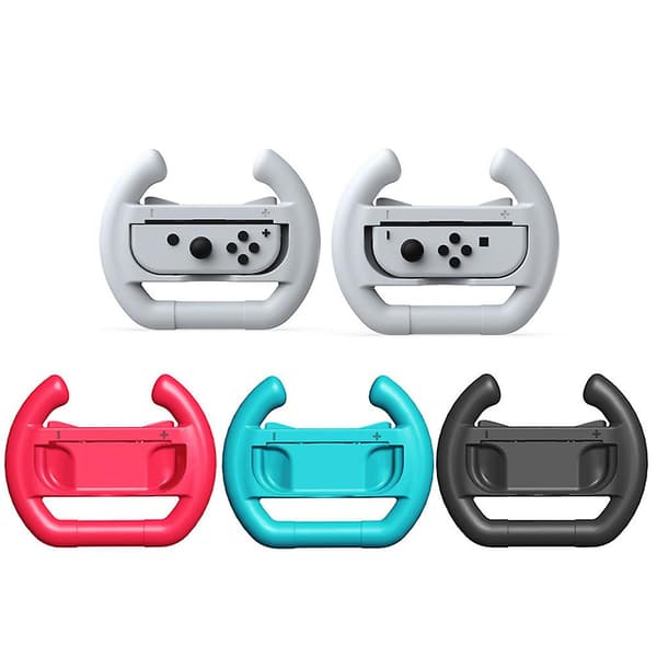 För Switch/swicth Oled Racing Ratt Styrtillbehör (Vit)