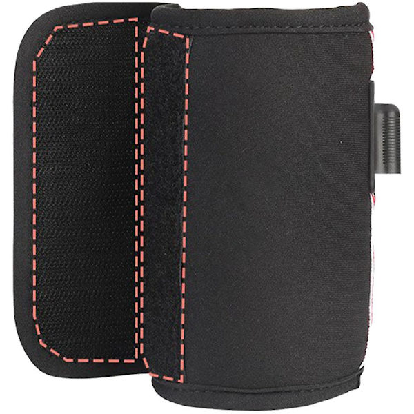 Kätevä rinta lämmitin rintamaidon pullo lämpö kääre uudelleenkäytettävä rinta lämmitin USB rinta lämmitin (27.5X12.5CM, musta)