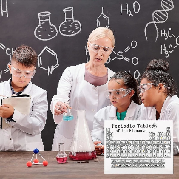Akryl Periodiska Systemet Display Med Riktiga Element Barn Undervisning Skola Dag Födelsedagspresent Kemiska Element Hem Skola Dekoration