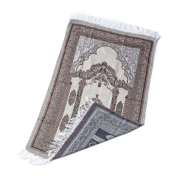 Puuvillainen rukousmattomatto Kevyt muslimirukousmatto Olohuone Makuuhuoneen eteinen (100X70 cm, tyyppi 2)