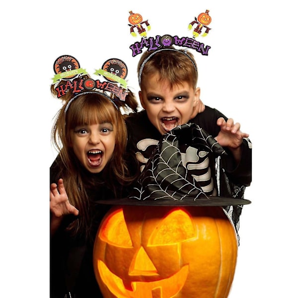 10 stk. Halloween pandebånd græskar spøgelse flagermus heks hoved bopper søde tegneserie
