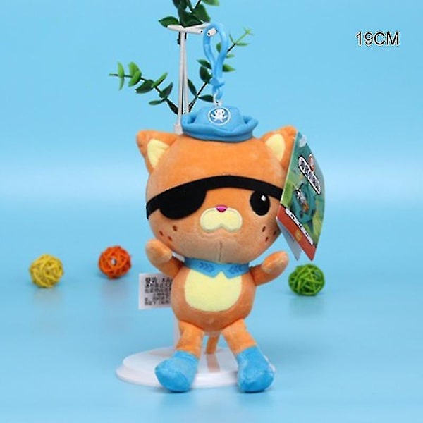 Octonauts plysj leketøy utstoppet tegneseriefigur dukke søt berolige filledukke seng (19CM Barnacles)