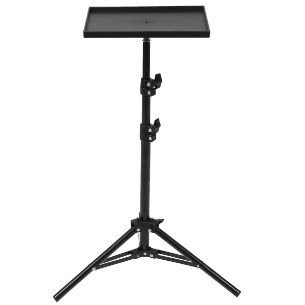 Projektorstativ laptopstativ projektorstativ justerbart skrivbordsgolv projektorstativ (120.00X37.00X37.00CM, svart)