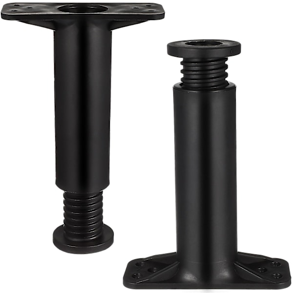 2 kappaletta sängyn keskitukijalkaa säädettävällä korkeudella sängynrunkopidikkeet (säädettävä alue 5,11 - 8,66 tuumaa) (13,00X10,00X4,00CM, musta)