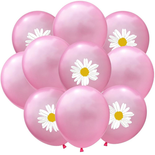Daisy Dekorationsballonger Starta festen med våra Premium Dekorationsballonger i latex - Perfekt för alla åldrar (Lila (2 st))