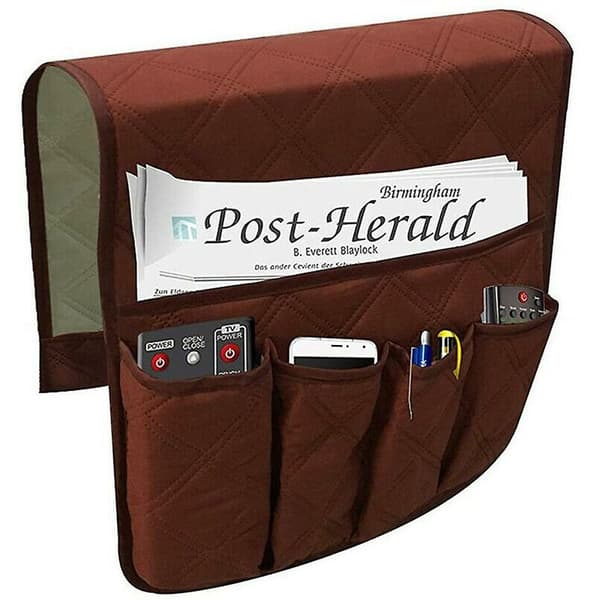 Fickförvaringsväskor Soffa Fåtölj Armstöd Caddy Multifickor Organizer Hållare Påse