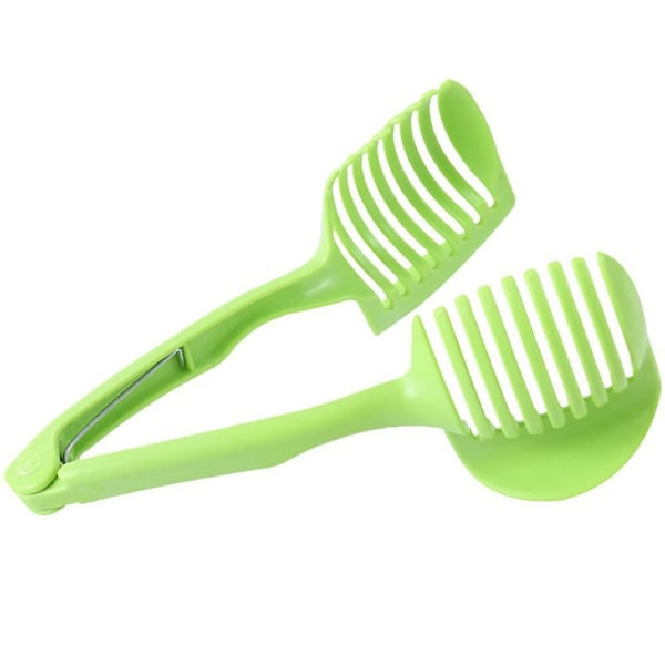 Tomato slicer, potato slicer, strawberry slicer, egg slicer, kitchen gadget (18.50X7.50X7.50CM, green)