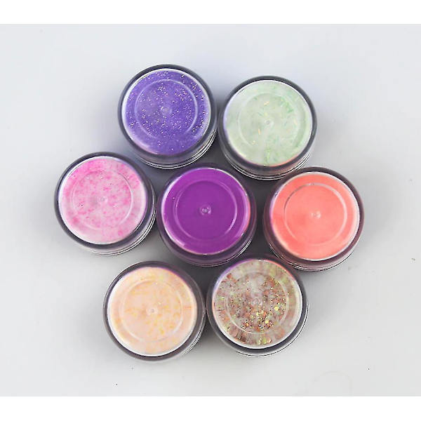 Citrongul Akrylpulver Färg Monomer Vätska Polvo Naglar Art Glitter Polimero