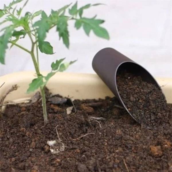 1 st ny plastspade för jord, spadekopp, suckulent DIY bonsai växt hjälpmedel trädgårdsverktyg