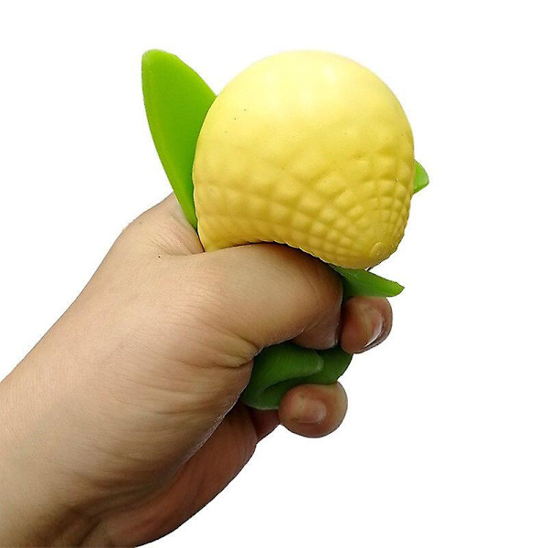Exotisk skalad majs Squishy Simulation Kreativ majs Lala Le Venting Fruit Nypa Tricky Att Lindra Uttråkning Rolig Vent Leksak
