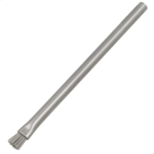 Algrengöringsborste Grustvätt - Akvarium Rostfritt Stål Verktyg för Fisk Tankar Multifunktionsverktyg Glas Akvarium Tillbehör, 15cm, Silver