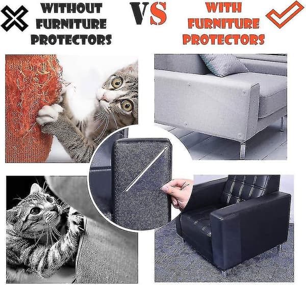 Anti Scratch Möbelskydd (6 st), Skydda Dina Möbler Från Klor