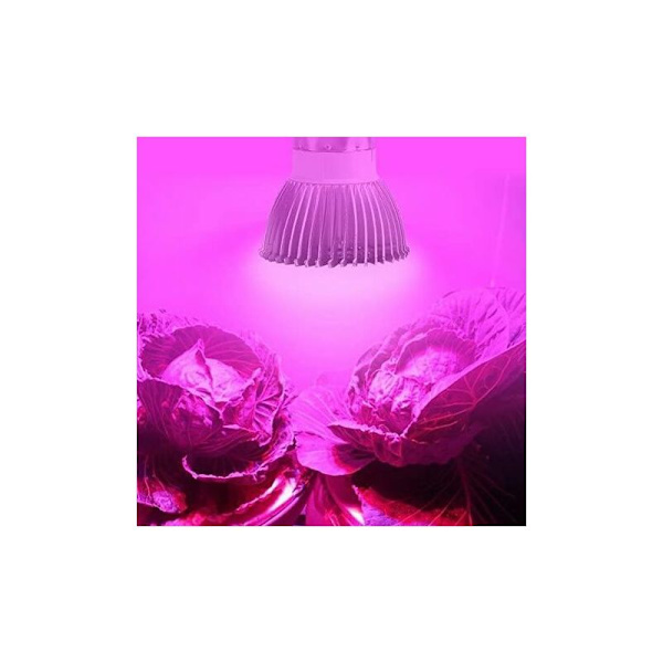 LED-växtlampa för inomhusväxter, fullspektrum E27 E14 Gu10-lampor Hydroponics inomhusväxter motsvarande trädgårdsbelysning tillväxtlampa