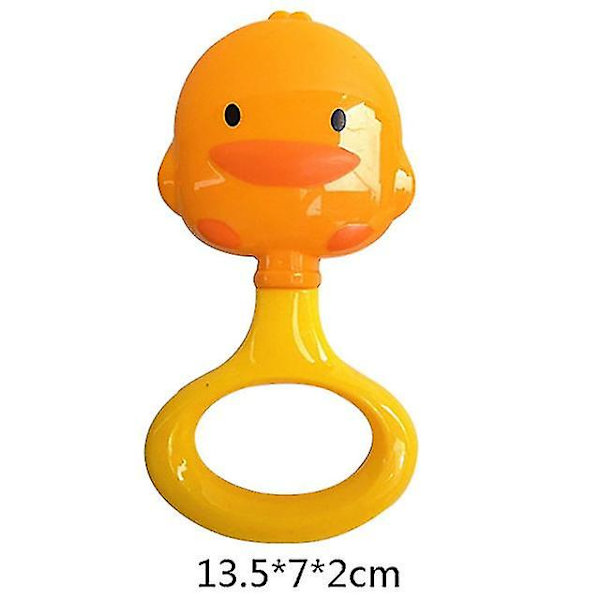 Baby Sensoriska Bollar För Barn Texturerad Hand Touch Boll Mjuk Massage Boll Spädbarn Skallra Sinnen Utveckling Leksaker För Baby（Anka）