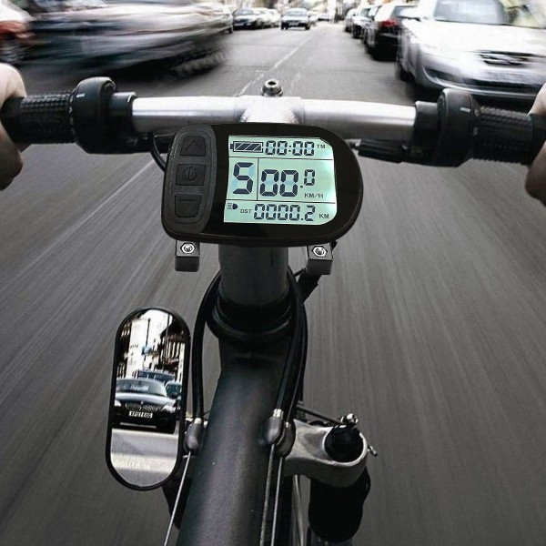 Kt- Lcd3 Display Holder Bracket Elektrisk Cykel System Display Bracket Kompatibel Ebike Kt Kunteng Lcd 3（Sort）