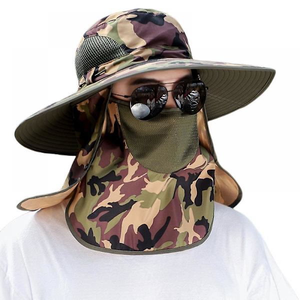 Solhatt, klassisk stil kompletterar funktionaliteten hos våra bowler solhattar för kvinnor och alla säsongers hattar för att skydda dig mot UV-strålar (Camo Co