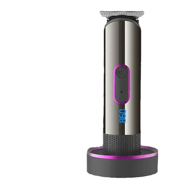 Elektrisk hårklippare trimmer med laddningsbas
