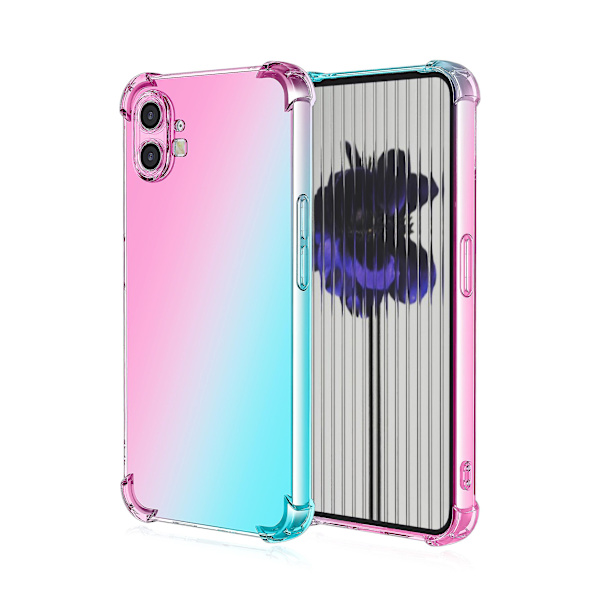 Gradientfodral Kompatibelt med Nothing Phone 1, Mjukt Tpu Fyra Hörn Stötsäkert Skyddande Skal