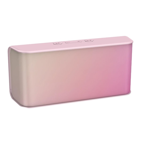 Bluetooth-högtalare, version 5.0, ny privat modell C3, färgutskrift, present, trådlös subwoofer (rosa)