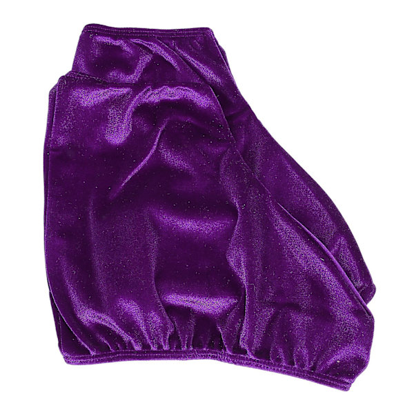 1 par polyester skridskoskydd slitstarkt skridskoskydd skridskostövlar skyddande överdrag (22X20X0.5CM, lila)