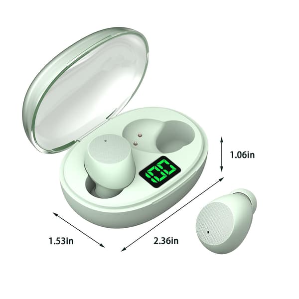 Bluetooth-hörlurar Trådlösa Bluetooth-headset Brusreducerande headset med mikrofon Hörlurar（Grön）
