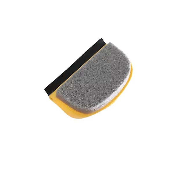 2 in 1 monitoiminen puhdistuslasinharja keltainen lasinpuhdistinpyyhin 11,8*18,8*5,8cm