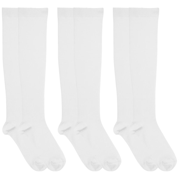 3 par komfortable fektesokker, knesokker, sportssokker, fektesokker for menn (53.00X10.00X0.20CM, hvit)