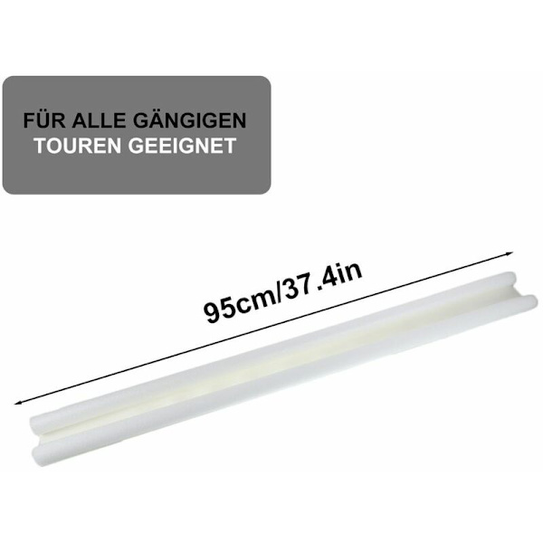 Vindstopp för dörrar, vit, 3-pack, dörrtätning 95 cm, dörrtätning mot drag, dubbelsidigt skydd mot drag