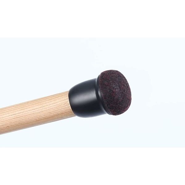 FlkwoH Gummifiltstolar Kepsar Filtstolar Benöverdrag Möbelmattor för Hårda Trägolv Runda Svarta Diameter 14-19mm 16 Stycken
