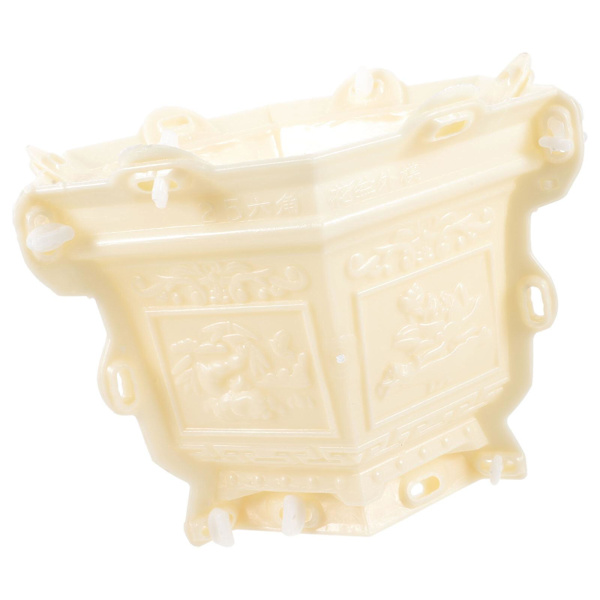 Plastikform Håndværk Fremstilling Form Epoksyresistens Form Diy Blomsterpotte Fremstilling Form til Håndværk (28.5X28cm, som vist på billedet)